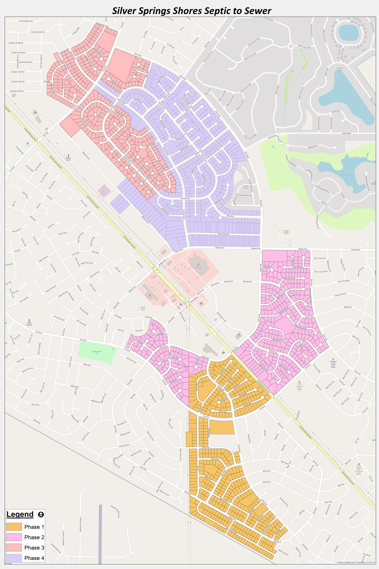 Septic to Sewer Project Map